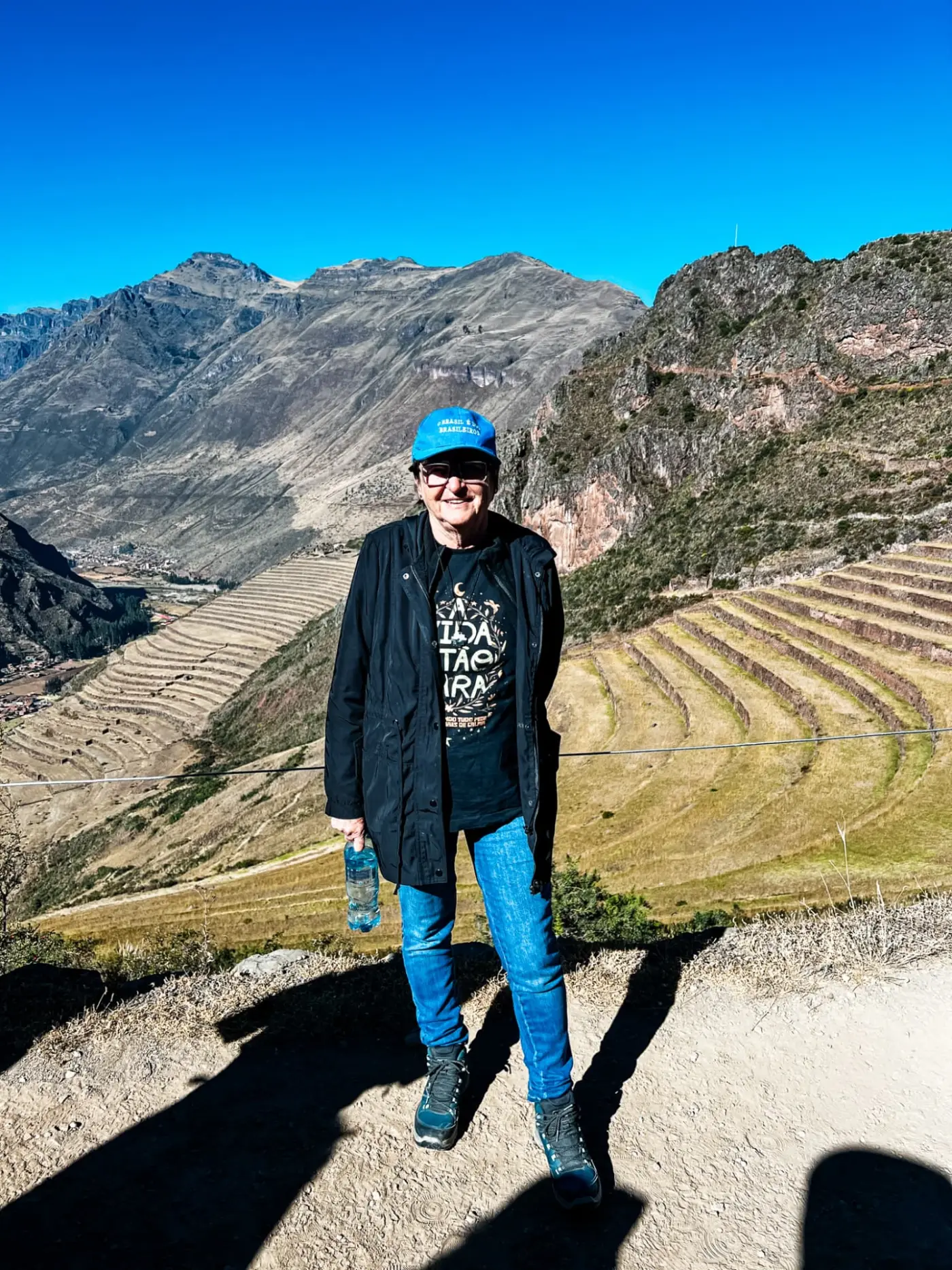 Terraços incas de Pisac no Vale Sagrado